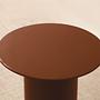 Clementin Side Table Wood Orange 2