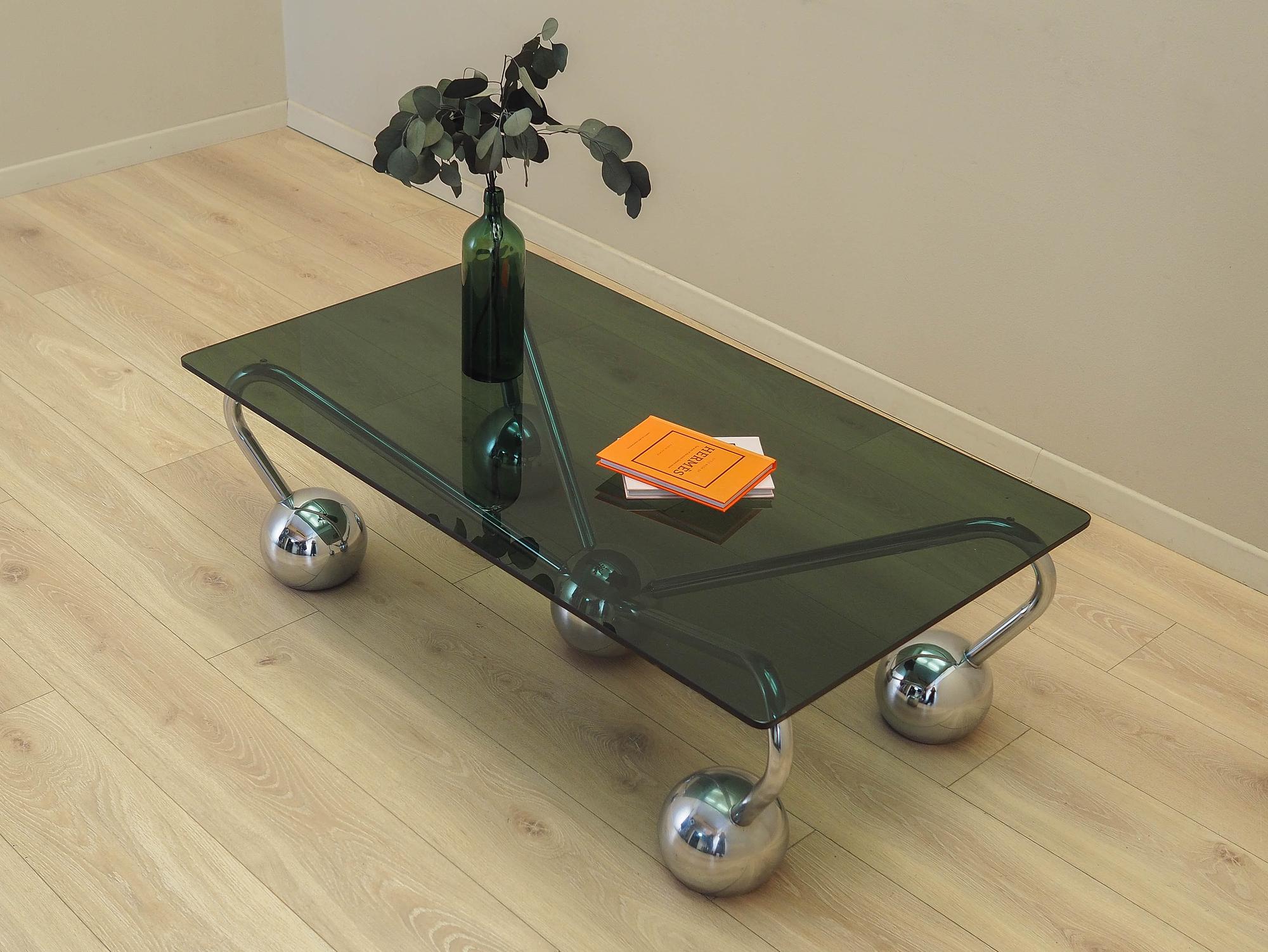 Coffee table Glass 1970s 6