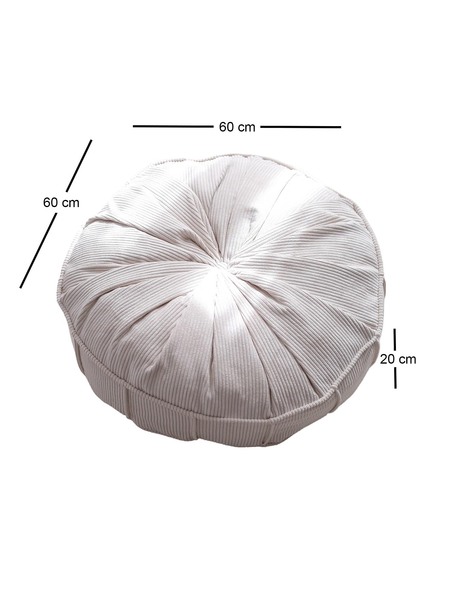 Teddy fabric cushion White 5