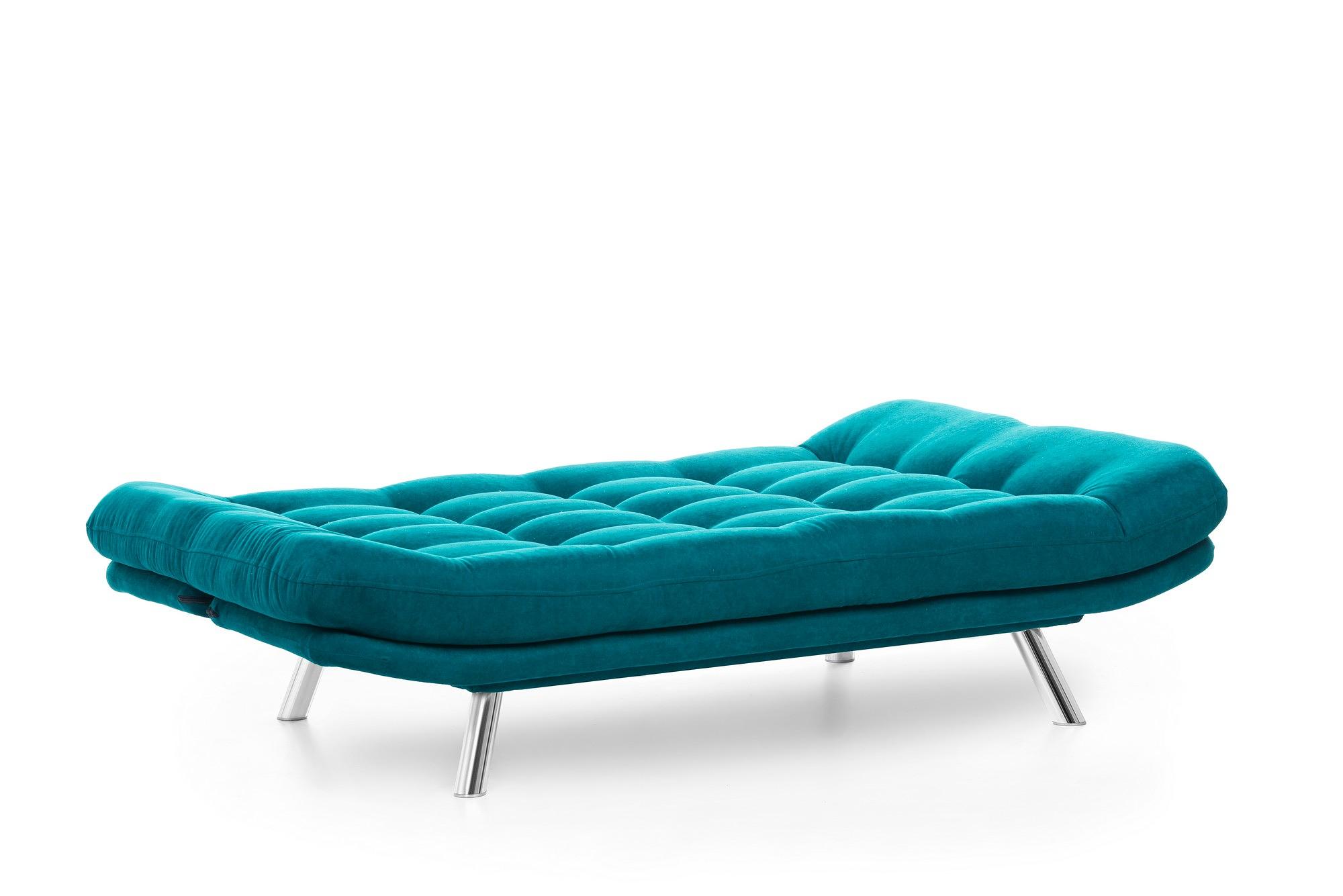 Misa Schlafsofa 3-Sitzer Petrol Grün 6