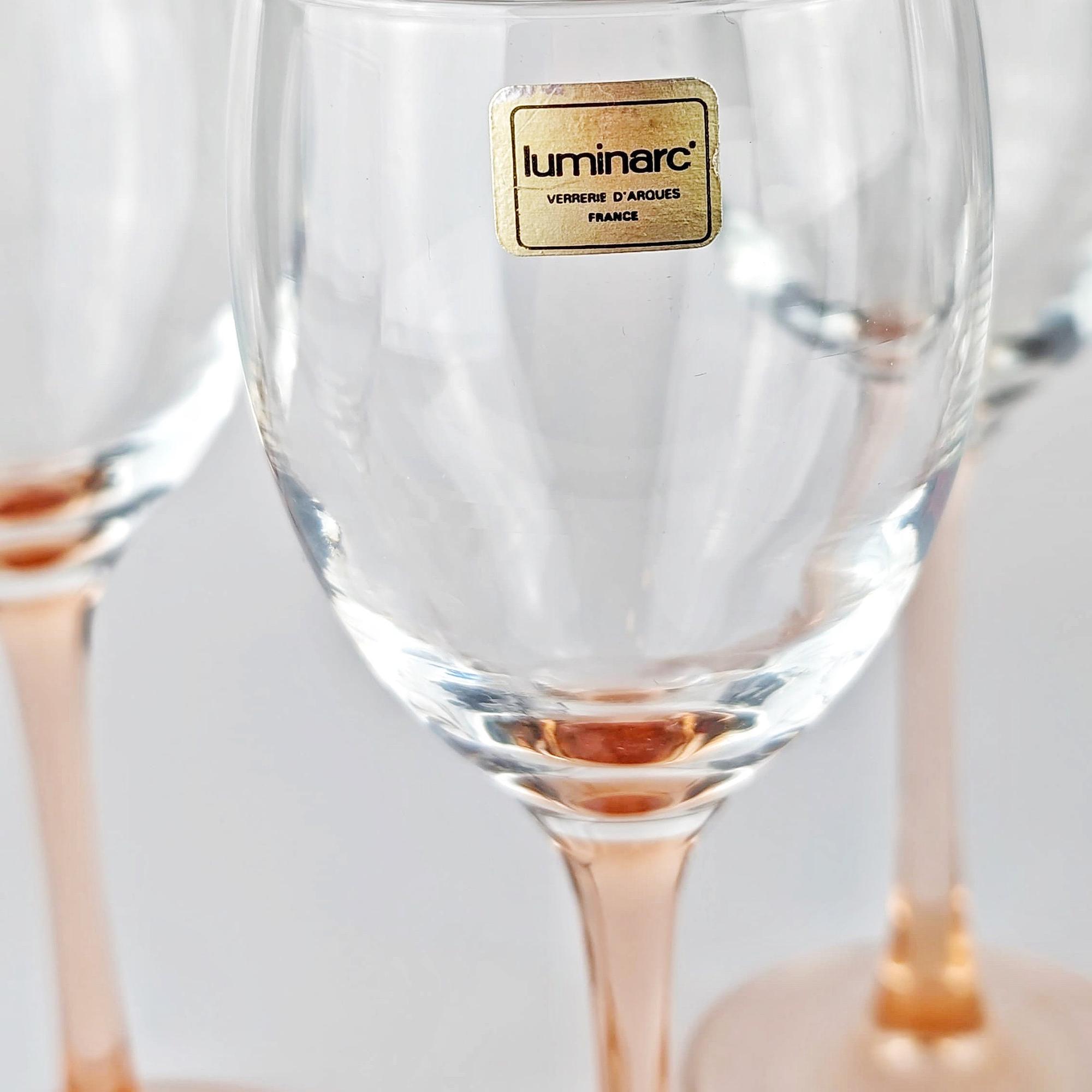 6x wine glass 1980s 2