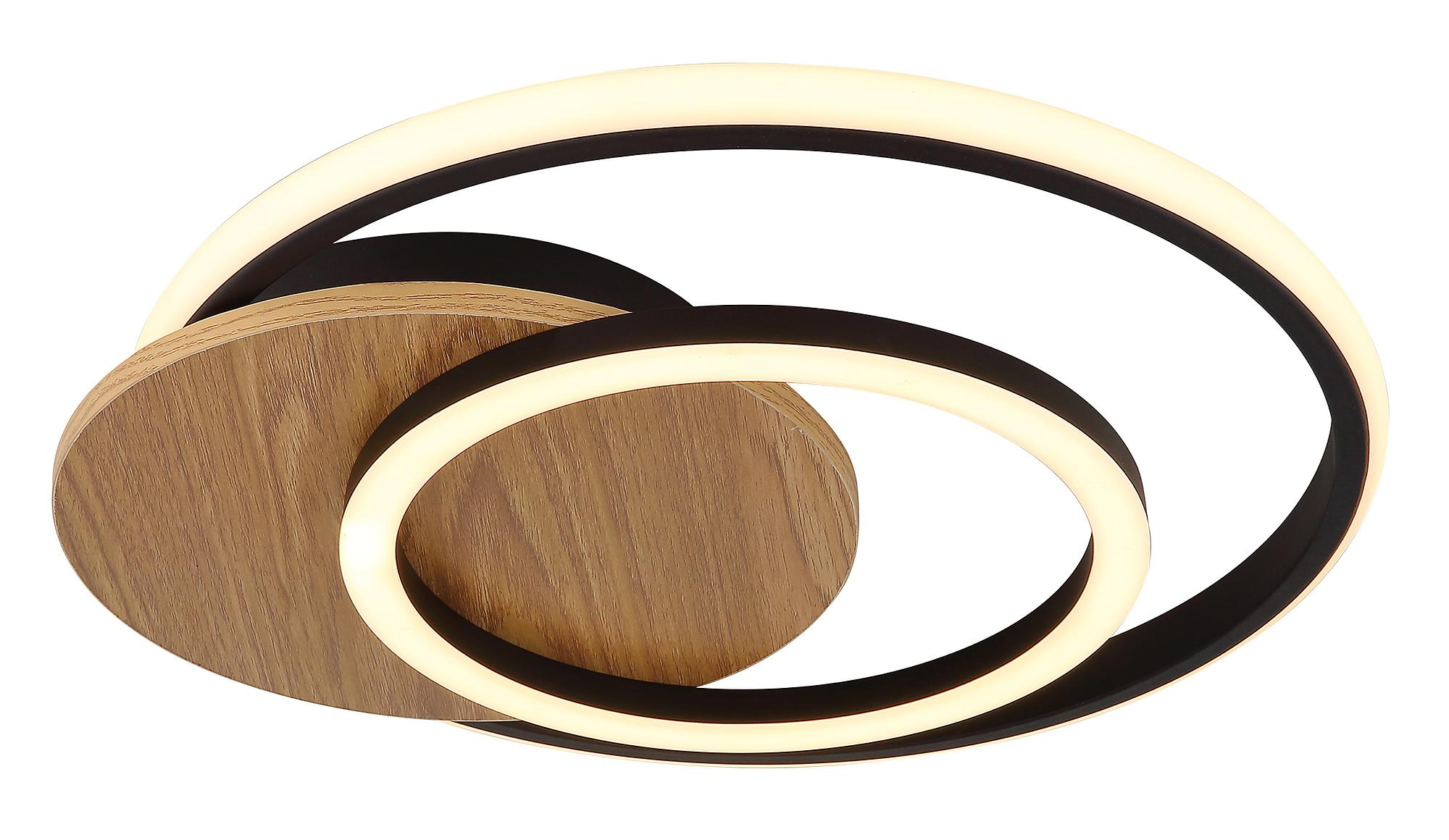 1-Flammig Julio LED-Deckenleuchte Acrylglas Braun 4