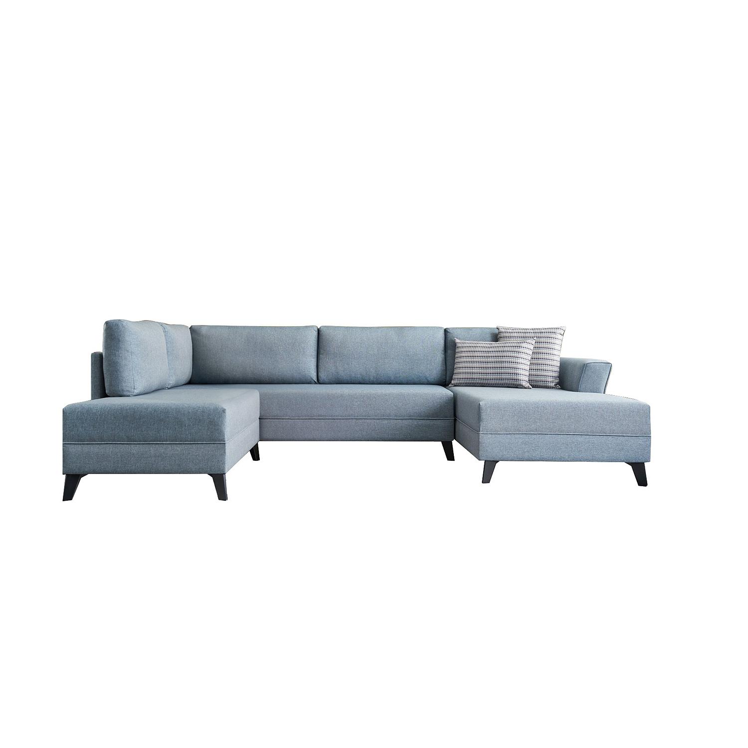 Eris Schlafsofa 4-Sitzer Blau 7