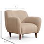 Napoli Armchair Cappuccino Brown 4