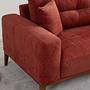 Sinor 3-seater sofa bed Red 7