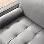 Rome Sofa Light Grey 3