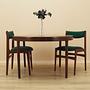 Teakwood chairs 6x Green 1