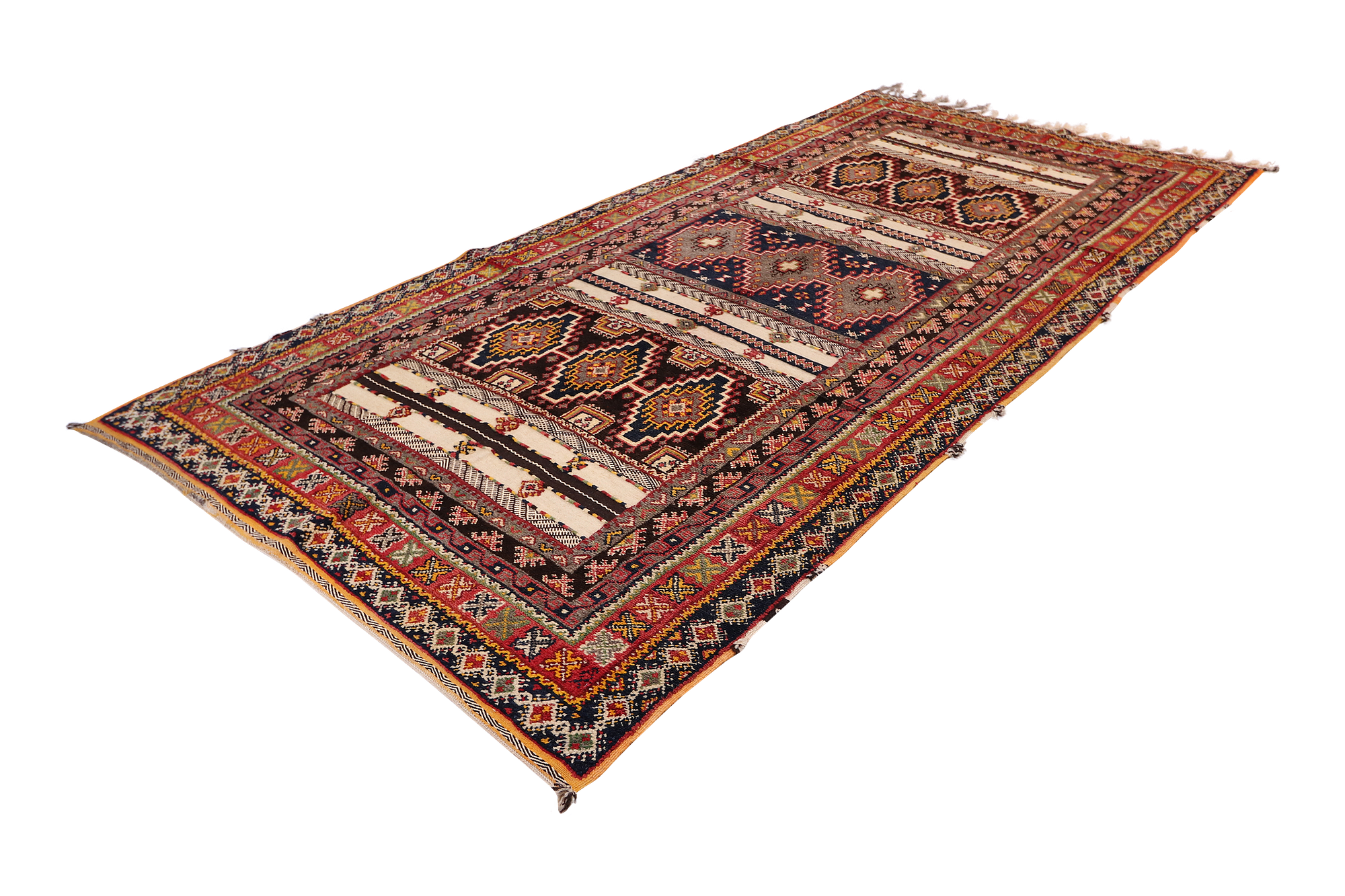 Ouzguit Teppich Braun 3