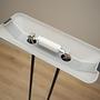 Stehlampe Metall Glas 1970er Jahre 5