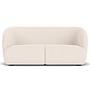Design-Award-Winning Paula Sofa 2-Sitzer Maya Cream 0