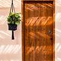 Macrame Plant Hanger Black 1