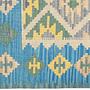Kilim Gashgai Teppich Wolle Blau 1