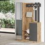 Orga Garderobe Braun Grau 113.6cm x 180cm 2