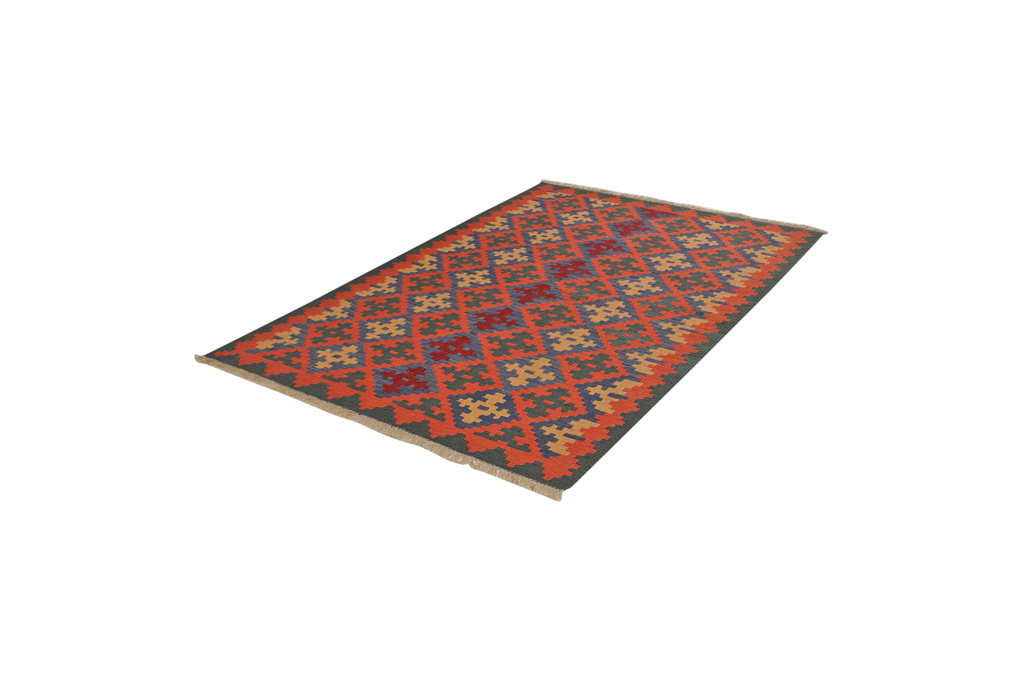 Kilim Gashgai Teppich Mehrfarbig 3
