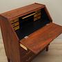 Vintage Sekretär Nussbaumholz Braun 1960er Jahre 10