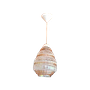 Vintage Hängelampe 70er Jahre Glas Rosa 0