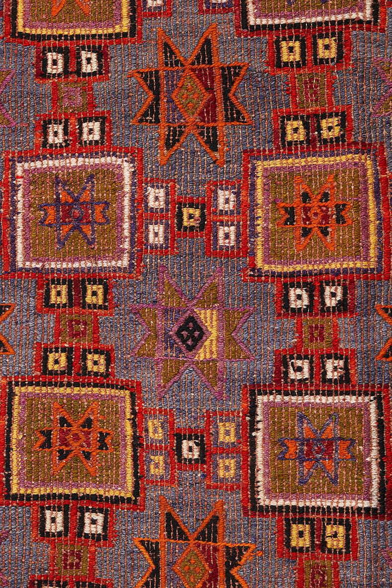 Vintage Anatolian Cicim Kilim Handgewebt 1960er Jahre 2