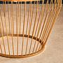 Avantis Gold Finish Tapered Design Beistelltisch
 0