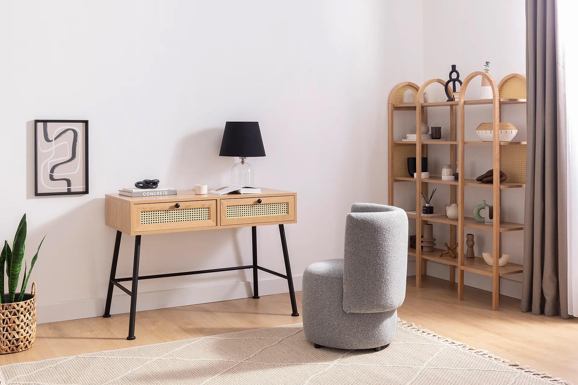 Nala 107 Desk Brown 2