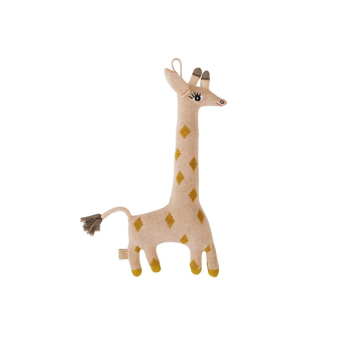 Darling Kuscheltier Giraffe Buamwolle Rosa 0