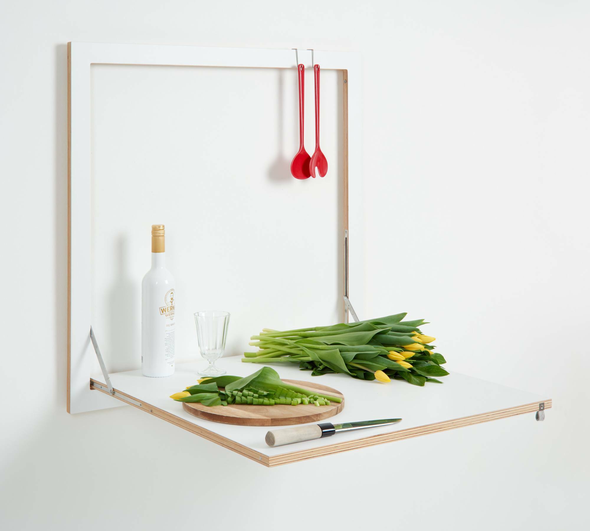 Fläpps Kitchen Table 80x80 White 4