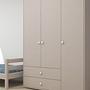 Kleiderschrank Extra Hoch Holz Grau 1