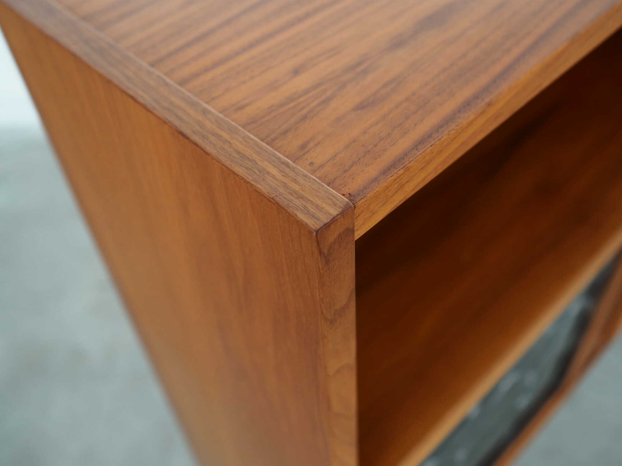 Vintage Bookshelf Wood Brown 1970s 7