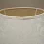 Vintage floor lamp metal textile white 1970s 5