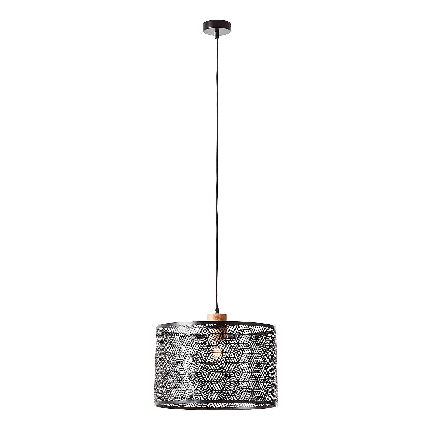 Santy Pendelleuchte Eisen Bambus 1-flammig 3