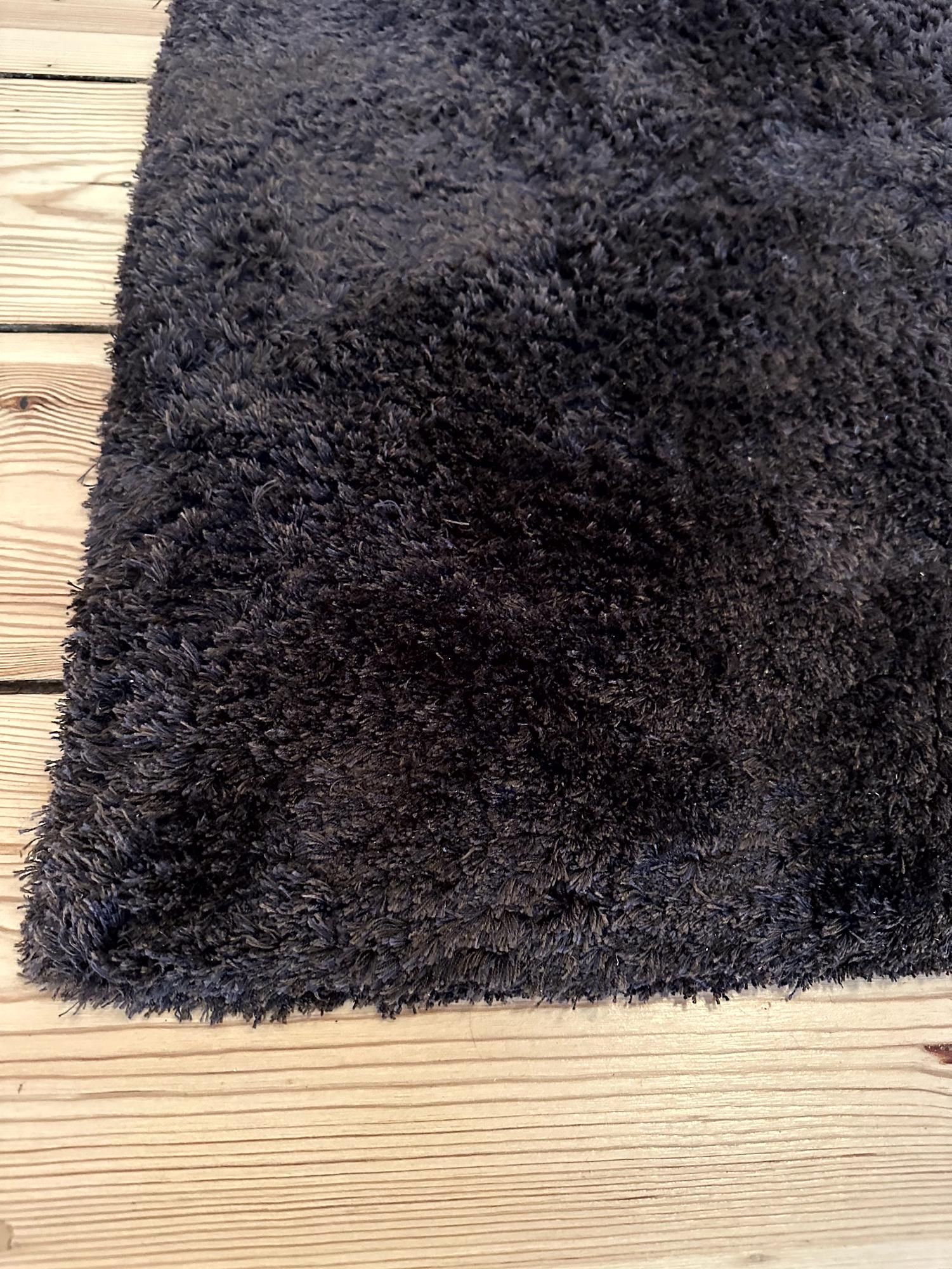 Handgefertigter Teppich Braun 200X200cm 2