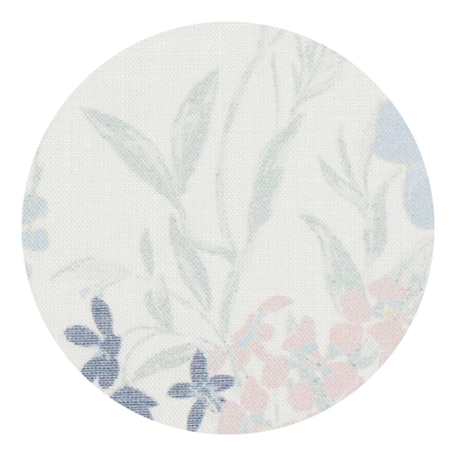 Fertiggardine Leyla Baumwolle Blau 4