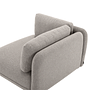Ellis 1-Sitzer Eckmodul abnehmbare Armlehne Agnes Brown 4