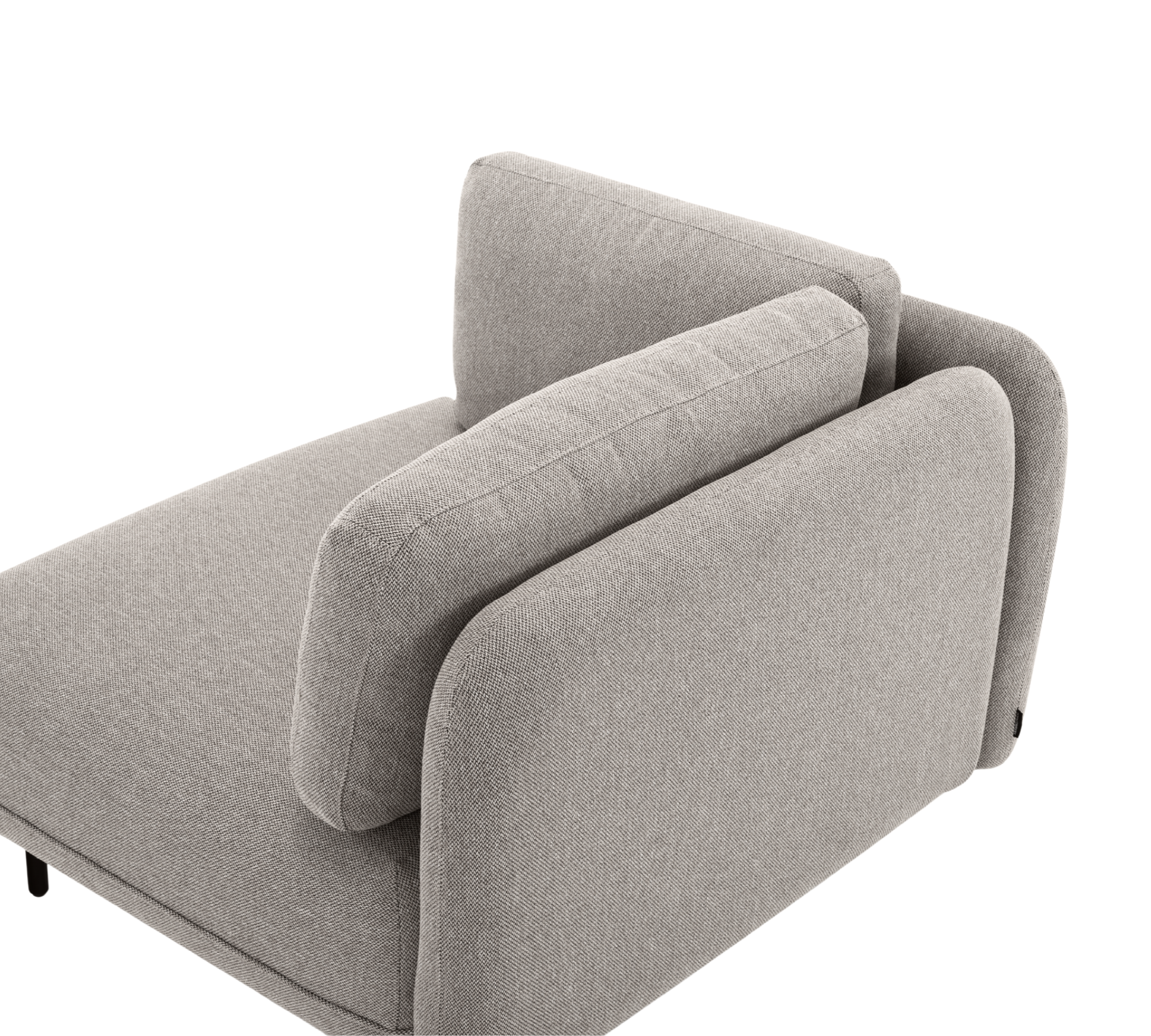 Ellis 1-Sitzer Eckmodul abnehmbare Armlehne Agnes Brown 4