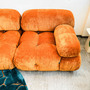 Camaleonda Sofa Chenille Stoff Orange Curry 2