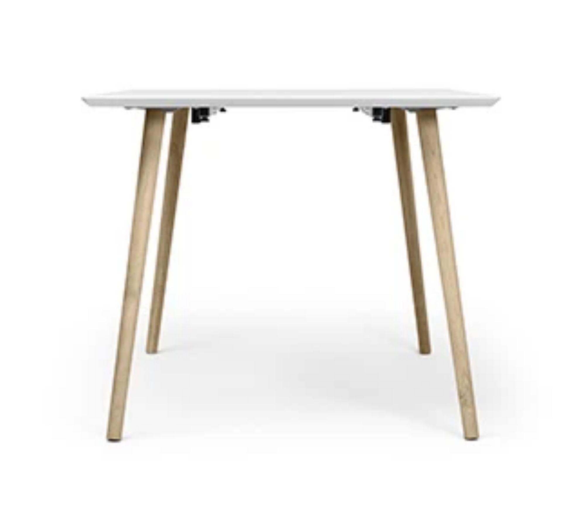 Allie Esstisch Oak Soap Weiß 150 x 90 cm 4