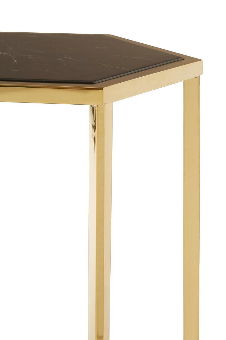 Shalimar Marmorplatte Runder Beistelltisch 1