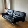 Smala Sofa Leder Schwarz 3