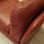 Modulares Sofa Leder Braun 1960er Jahre 8