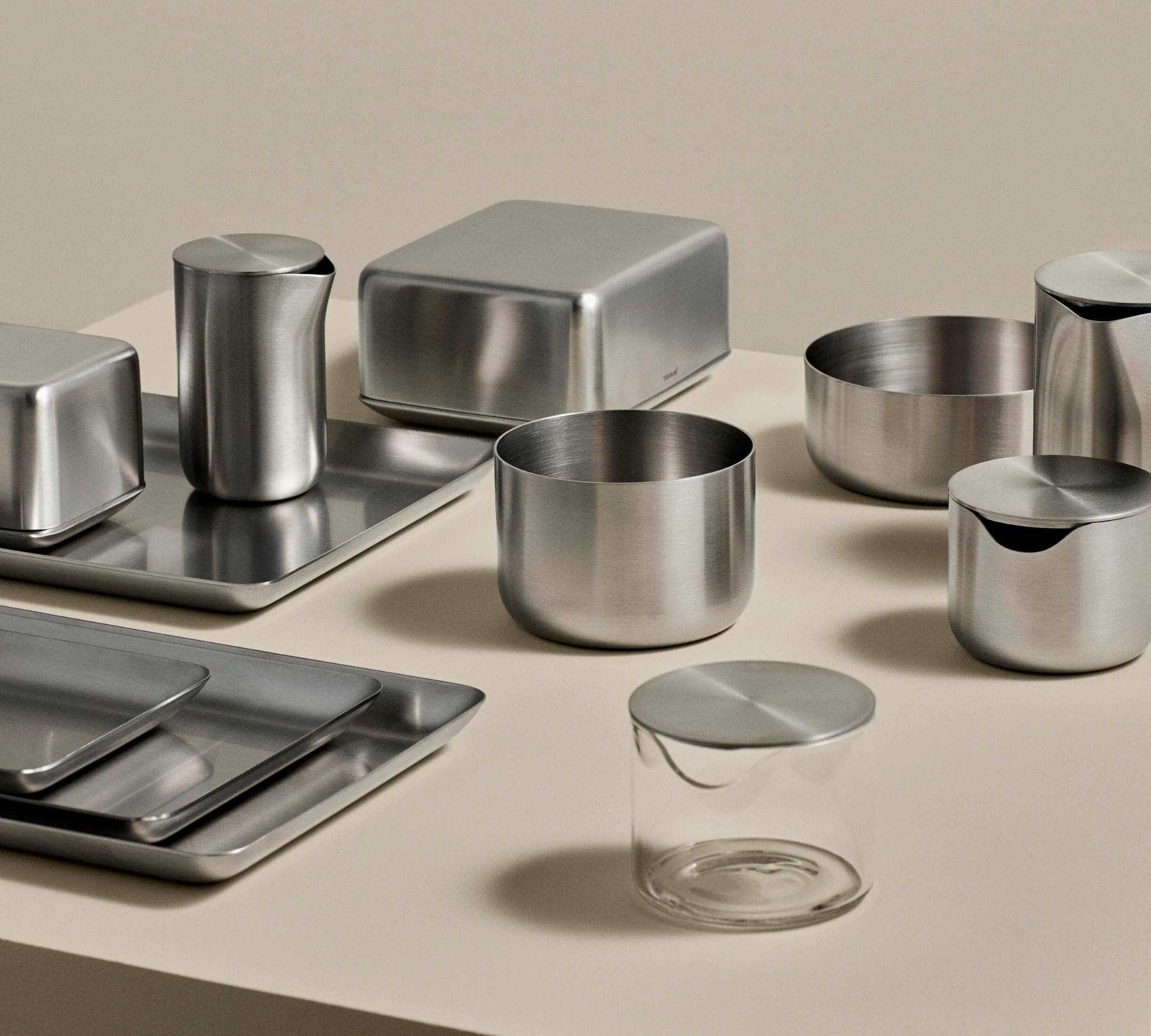 Tablett Basic Edelstahl 17x20cm 63613 3