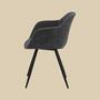 Minimalist armchair Gray 2