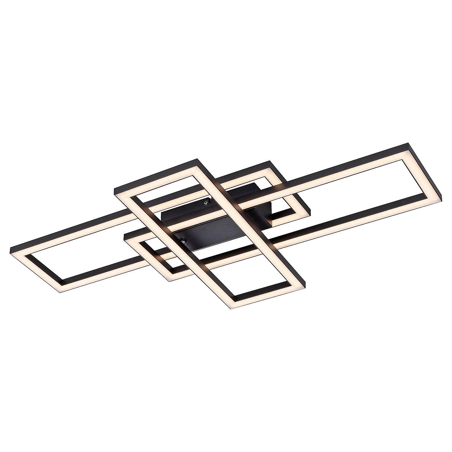 Iven LED-Deckenleuchte Eisen Aluminium 1-flammig 0