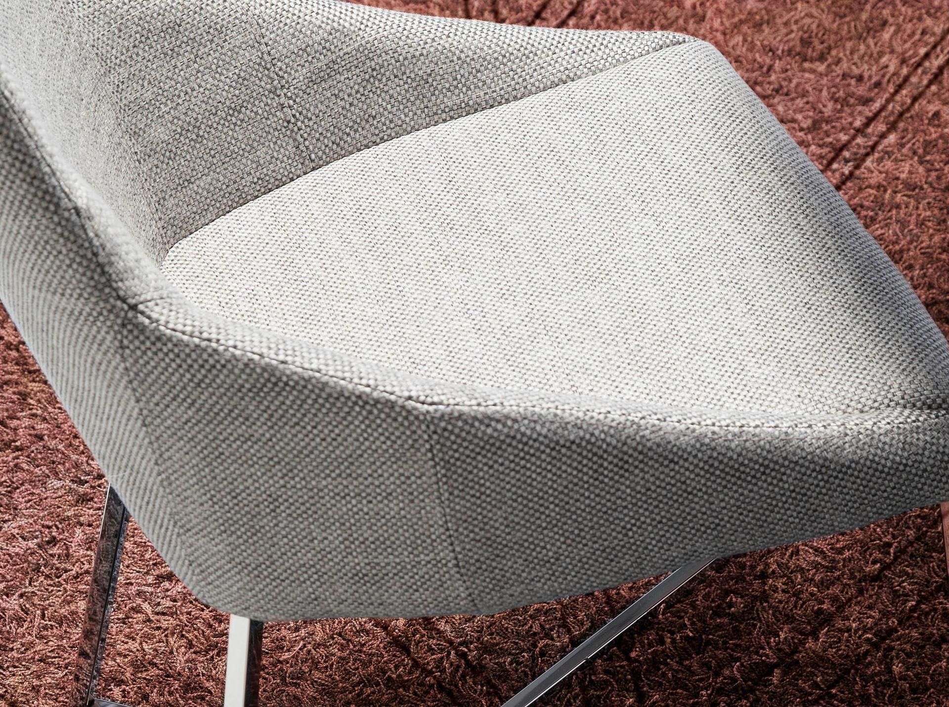 Dining chair stainless steel gray 7