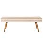 Nicholas Sitzbank Webstoff Beige 4