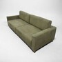 Tyme Schlafsofa Samt Olivgrün 1