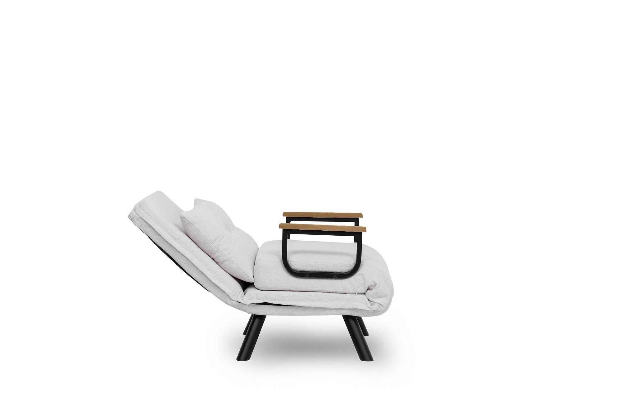 Sando Sleeper Armchair Bouclé White 9