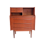 Vintage Sekretär Holz Braun 0