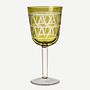 4x Tie Up Wine Glasses Set Multicolor 2