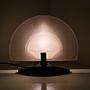 Vintag Art Deco Tischlampe Glas 1980er Jahre 7