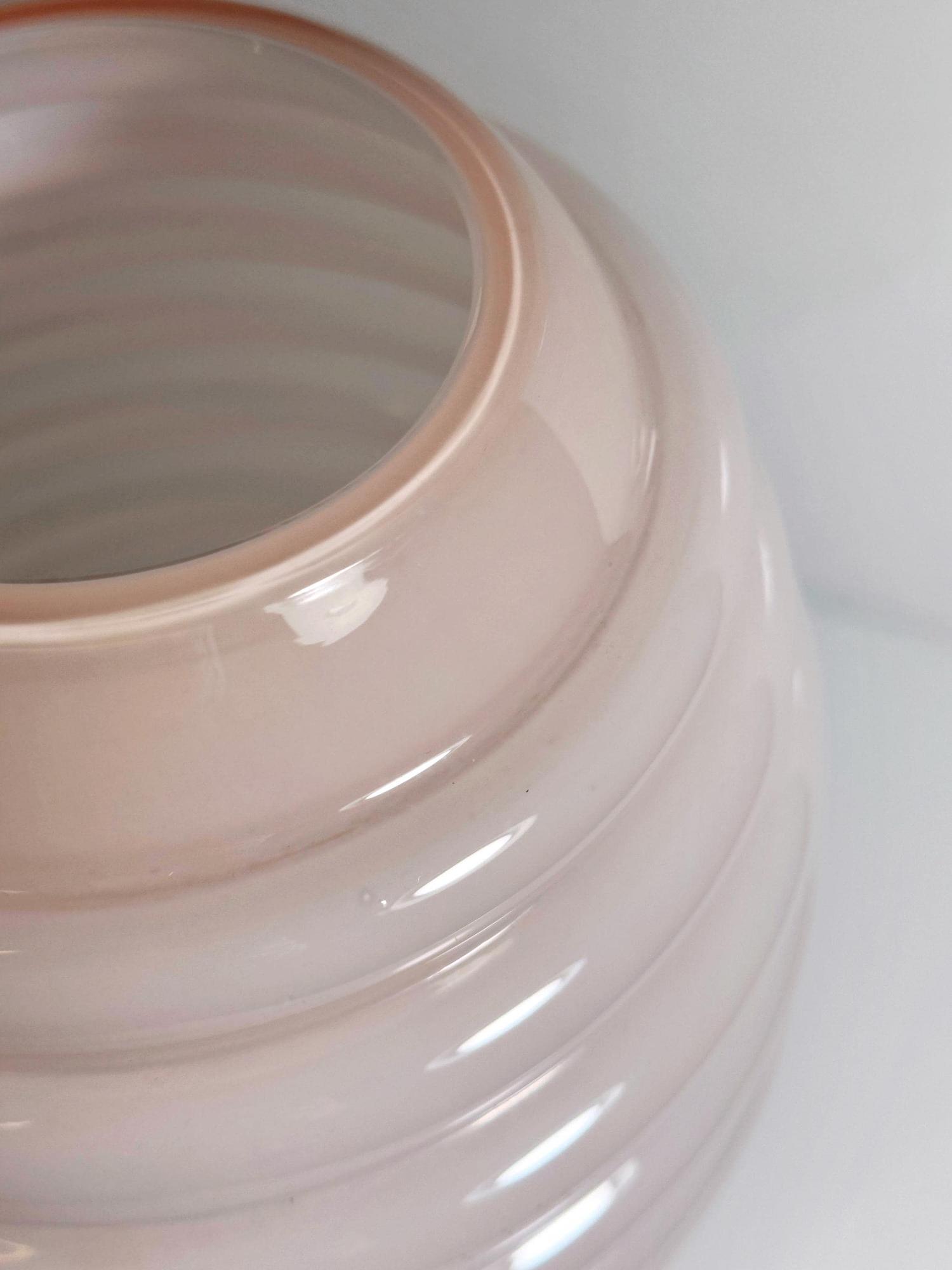 Vintage Vase Muranoglas Rosa 70er Jahre 1