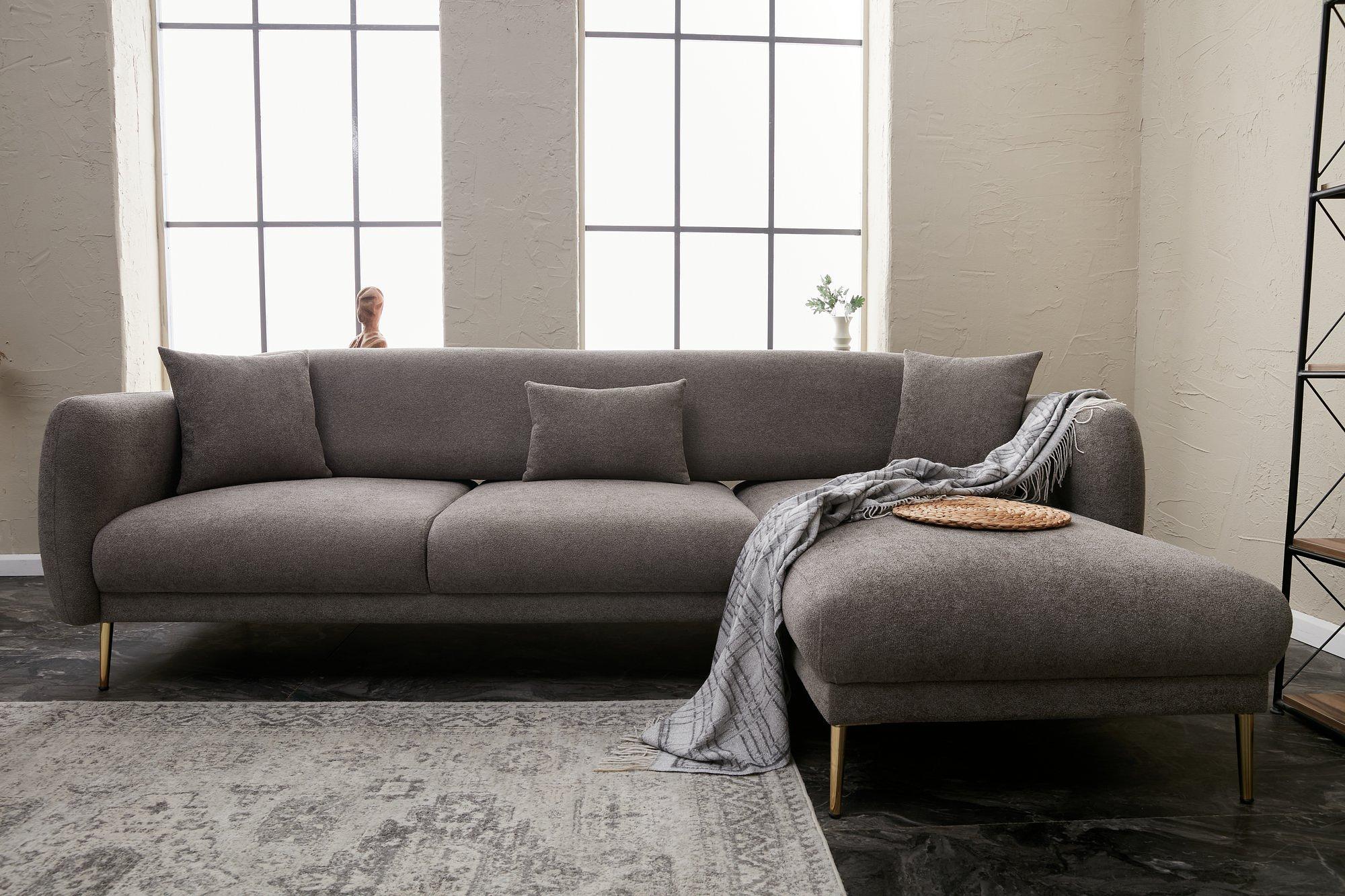 Simena Sofa Récamiere Rechts Grau 0